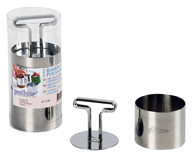 Portion. mit Stössel Inox ø7cm