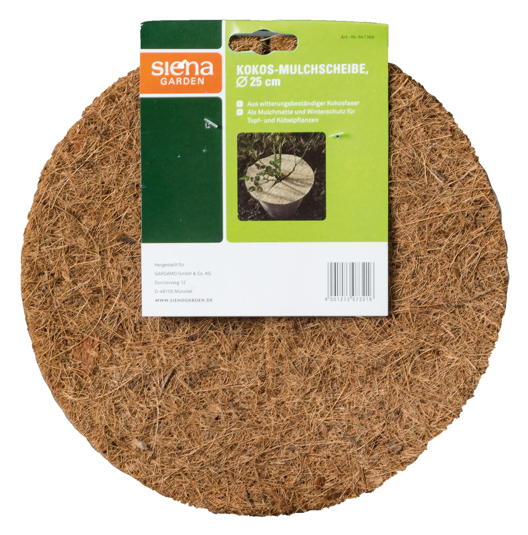 Kokosmulchscheibe ø 25 cm