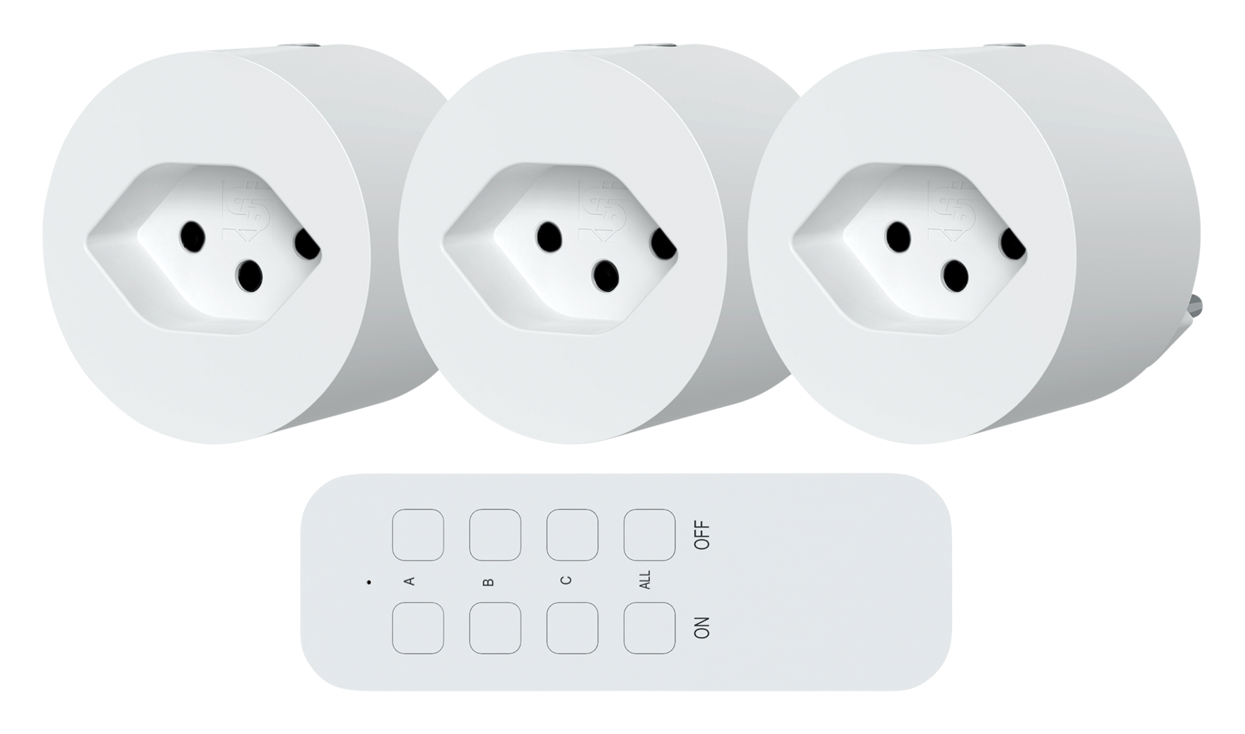 FuZwiStecker m/F 3Stk. ws