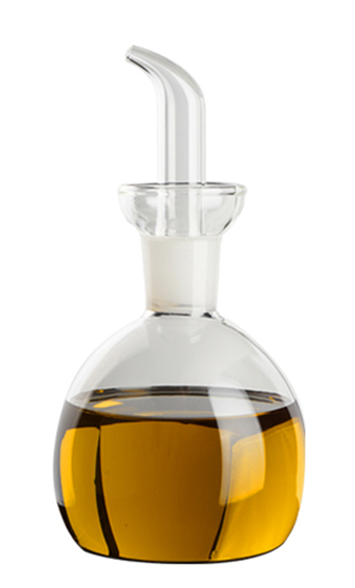 Ölflasche Glas rund 250ml