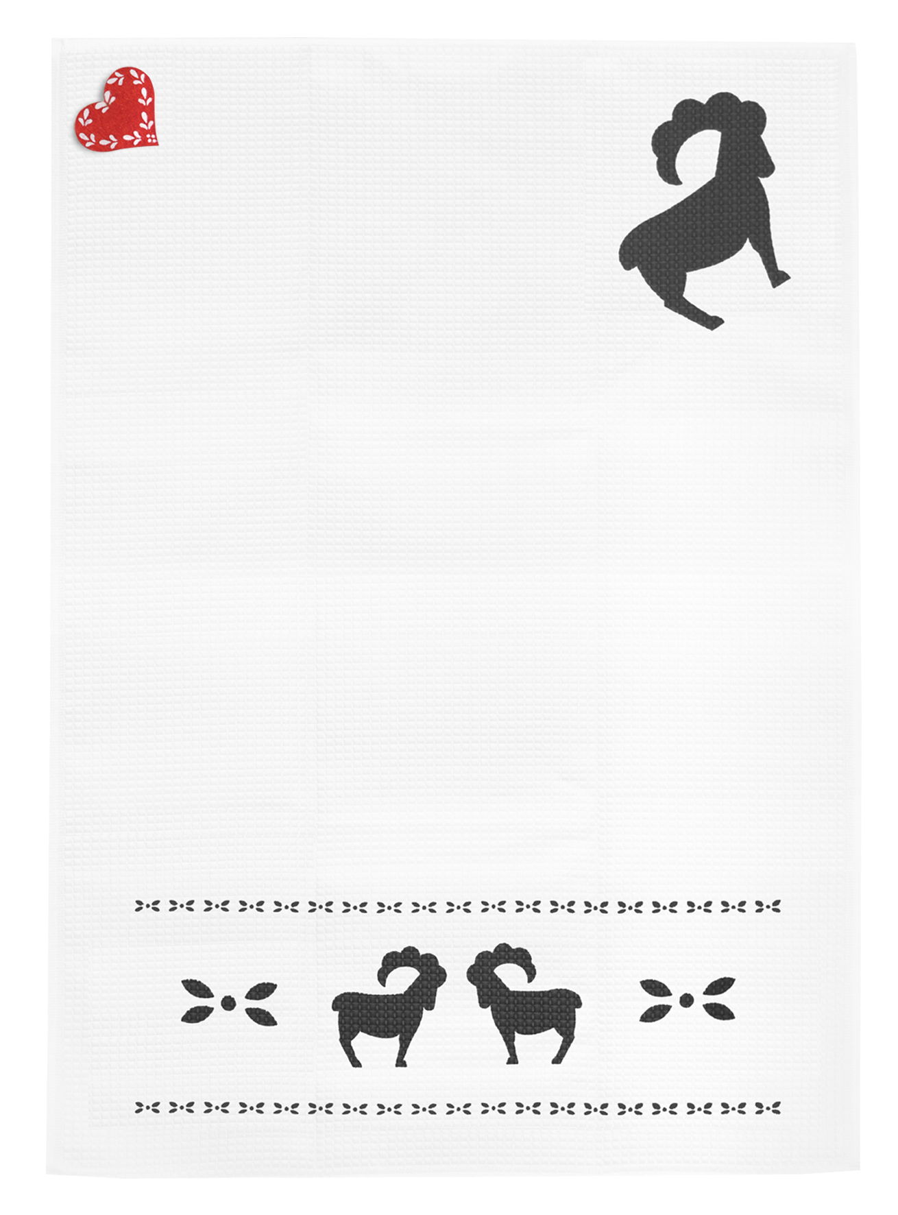 Küchentuch Dekor Steinbock 2St