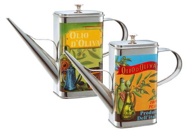 Ölkanne mit Deckel 0.5l