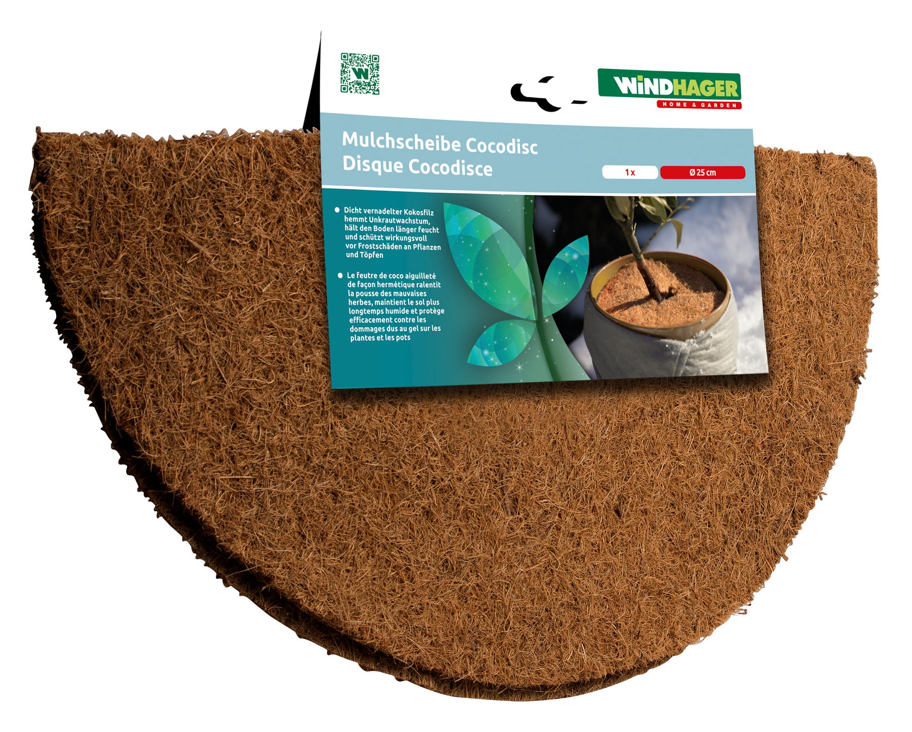 Kokosschutzscheibe 25cm