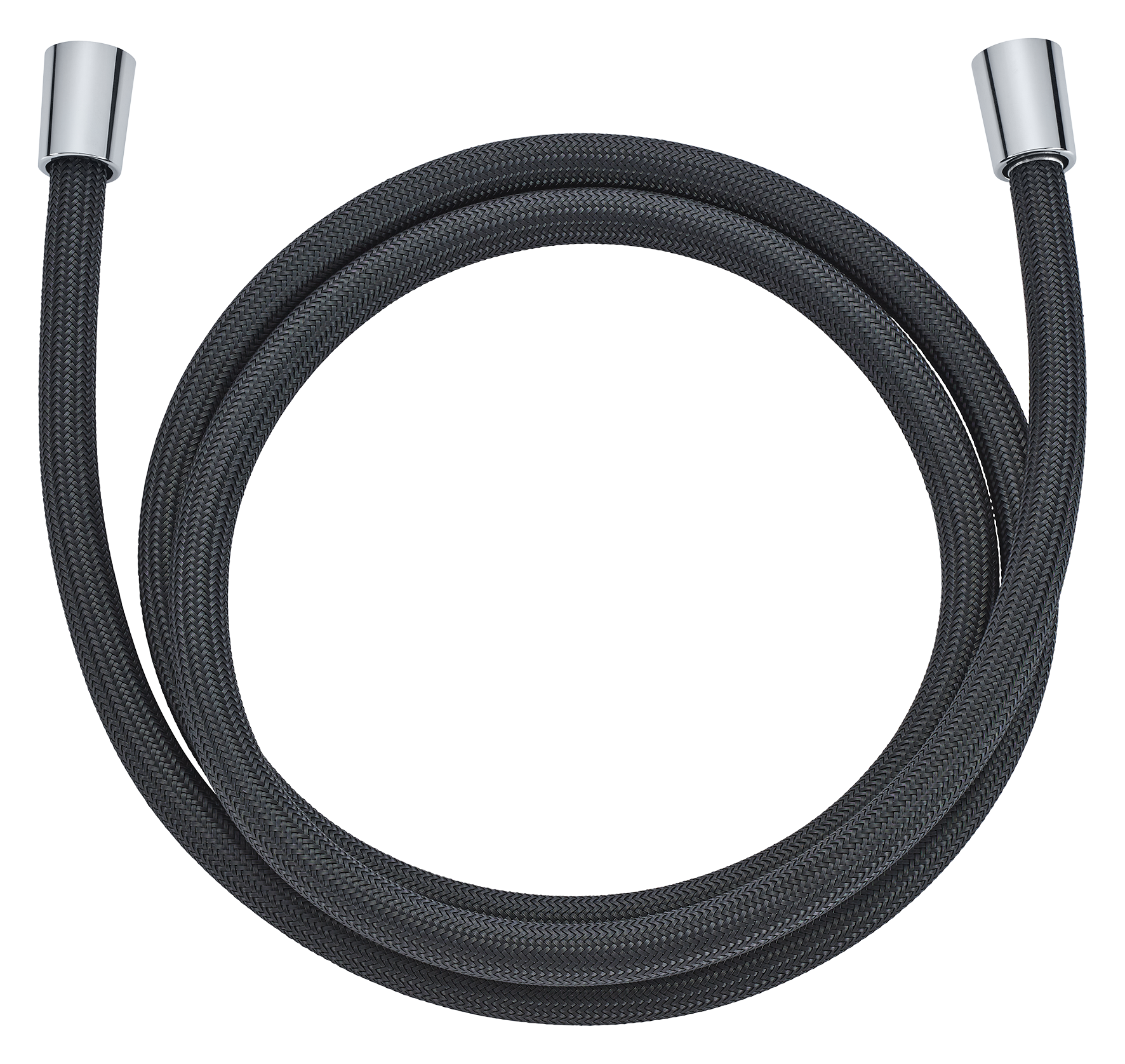 Brauseschl. Zero schwarz 180cm