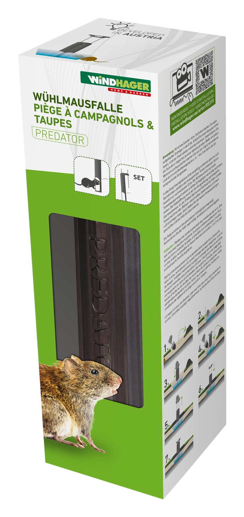 Wühlmausfalle Predator