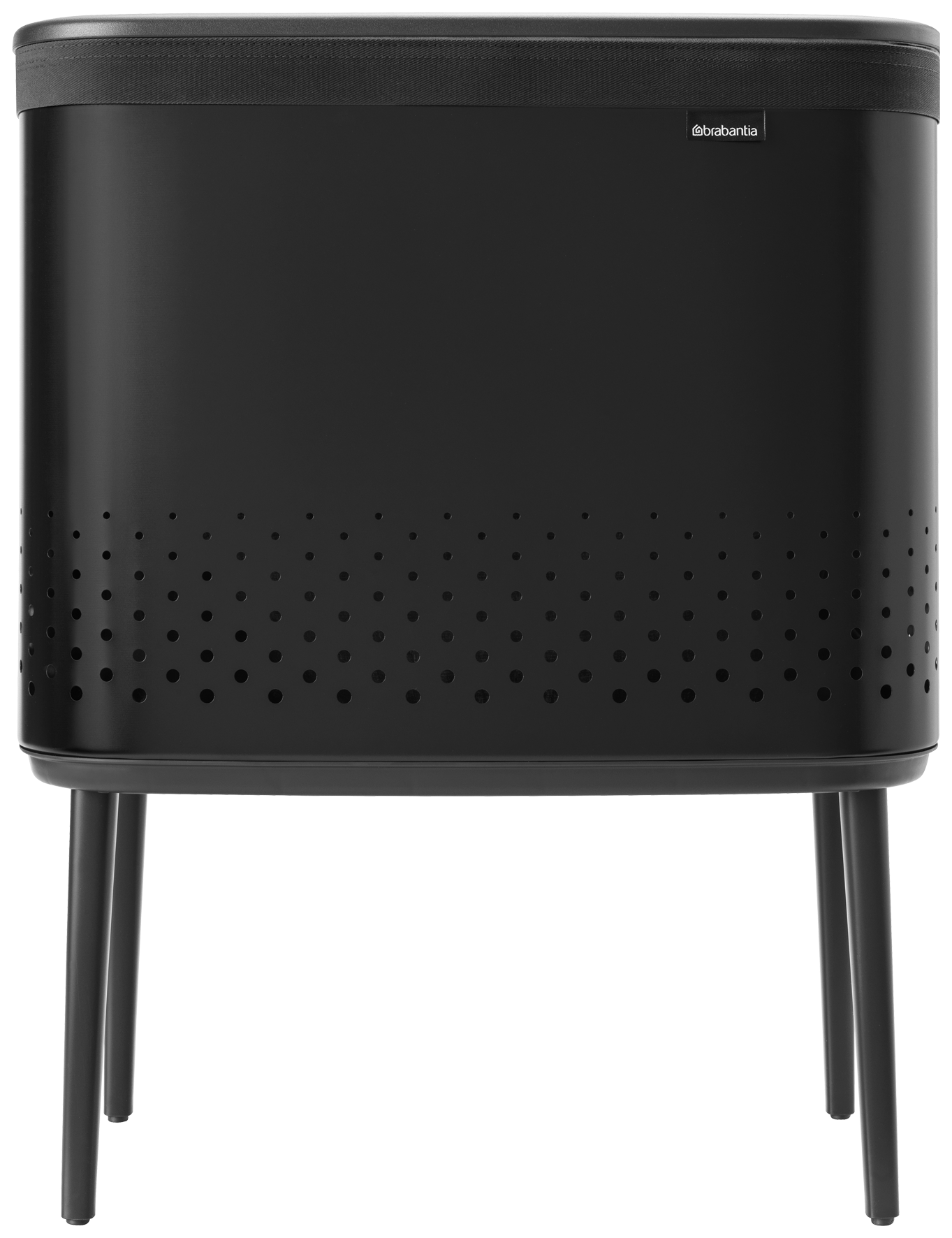 Wäschebox Bo matt black 60l