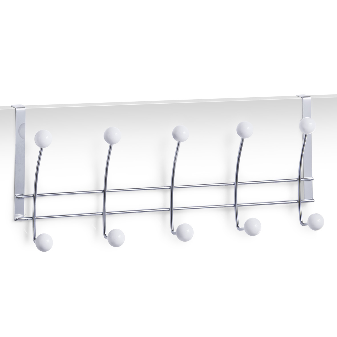 Türhakenleiste 5er chrom 48cm