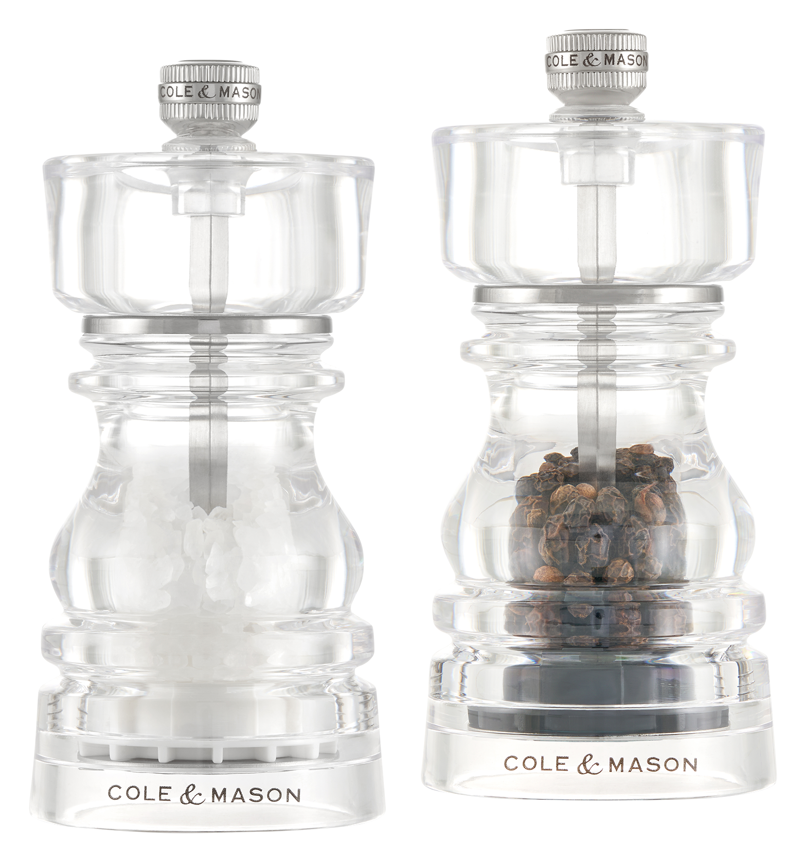 Pfef./Salzmü.London Acryl 13cm