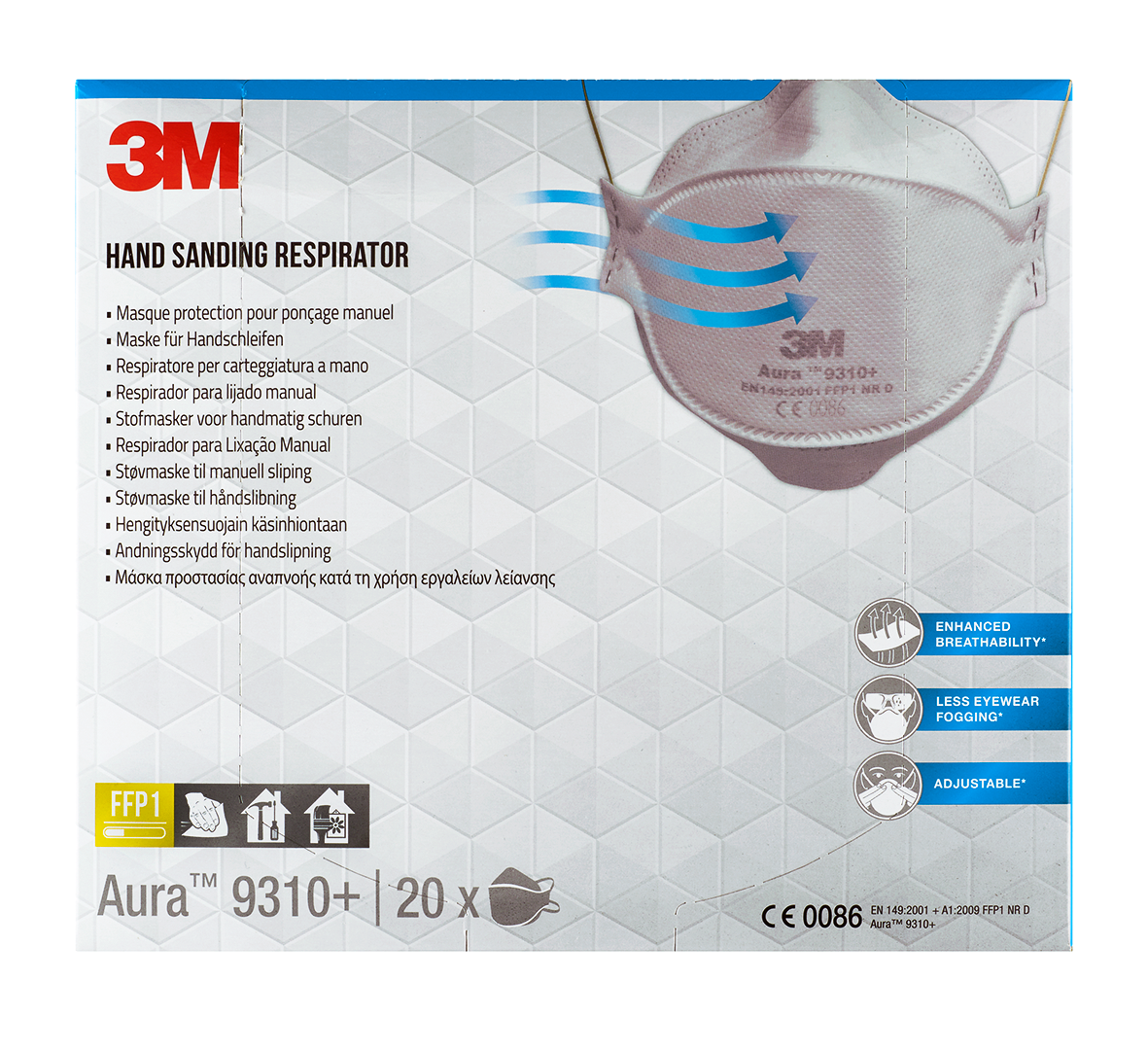 Atemschutzmas.Aura 9310+ 20St.