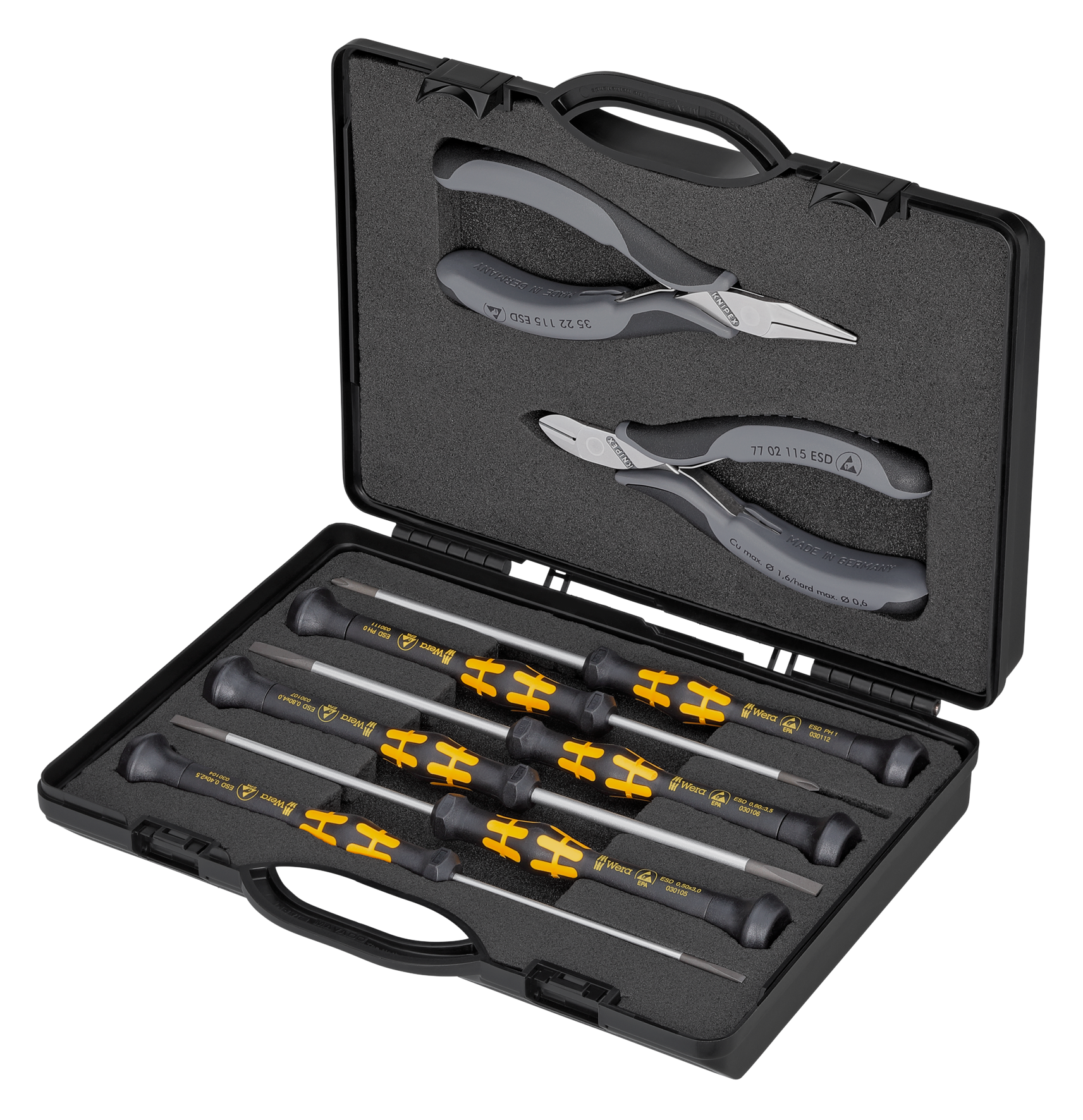 Elektronik-Zangenset ESD