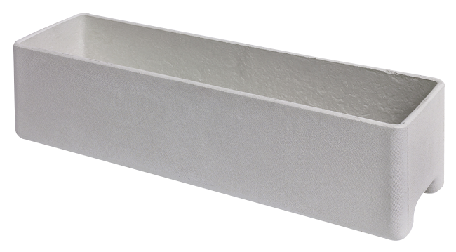 Balconia weiss 60x17x17 cm