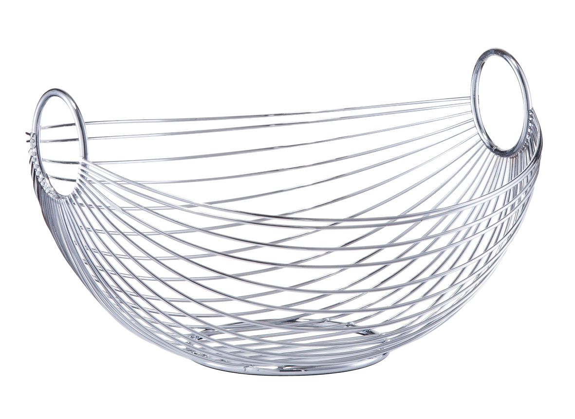 Fruchtkorb Metall oval 28cm