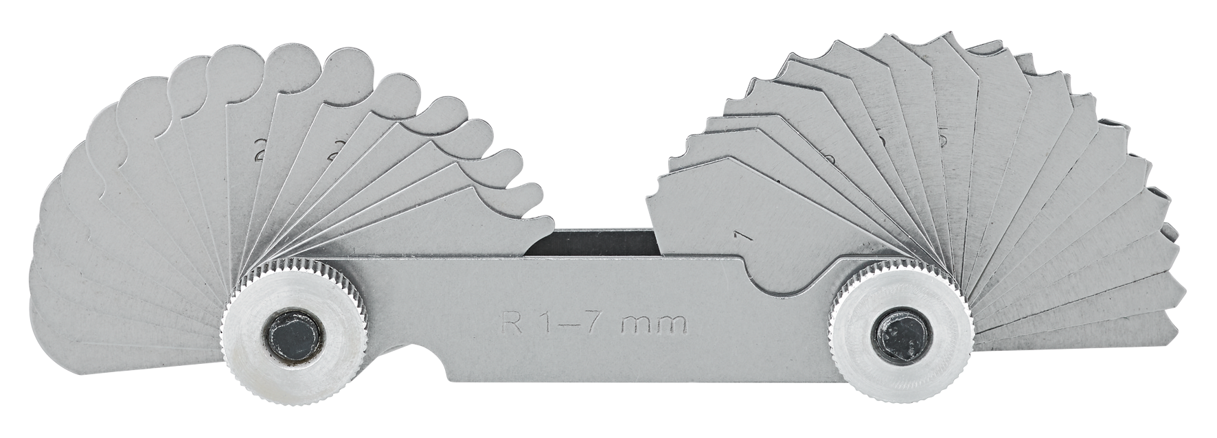 Radienschablone à 16 Blatt
