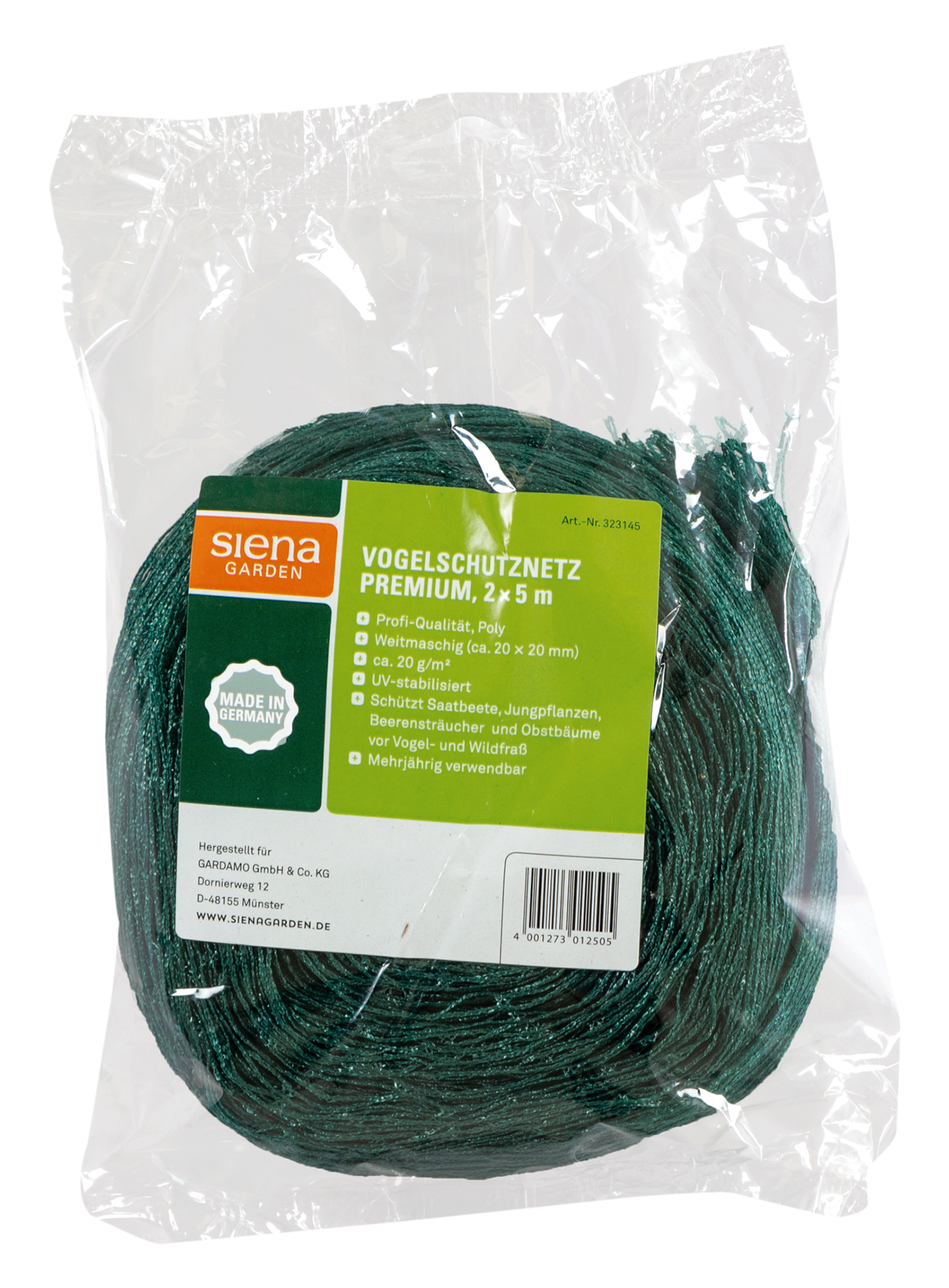 Vogelschutznetz Premium 5x2 m