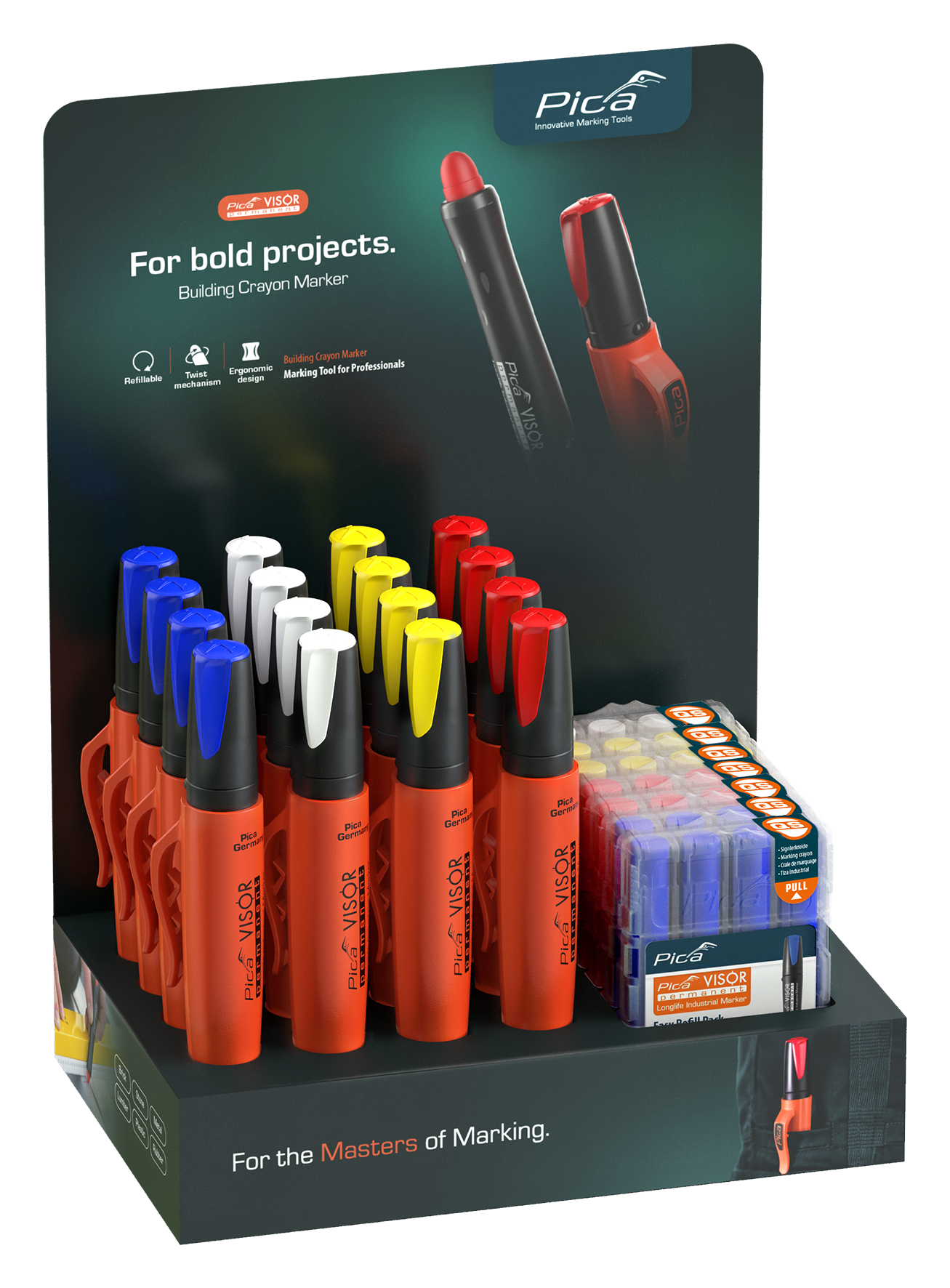 Permanentmarker Display Visor