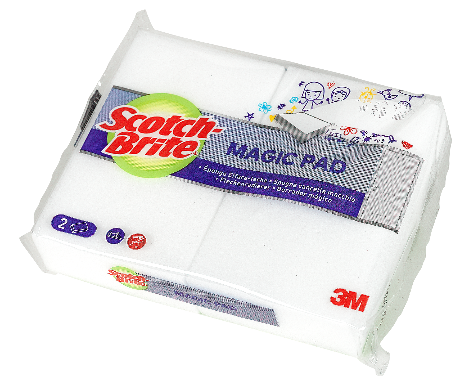 Flecken-Radierer Magic Pad 2St