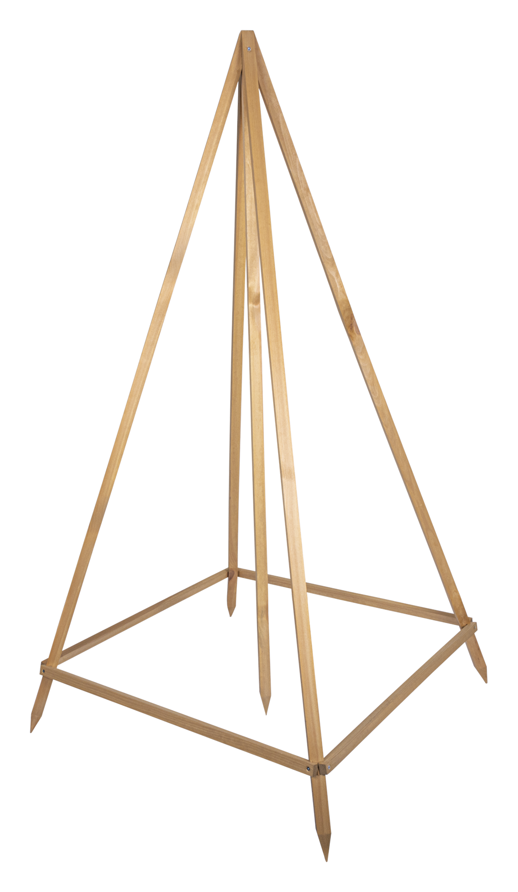 Gartenbeet Rankhilfe Tipi