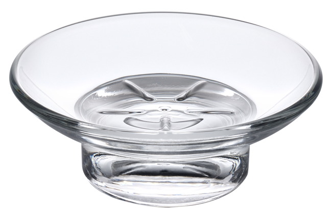 Seifenschale Glas transparent
