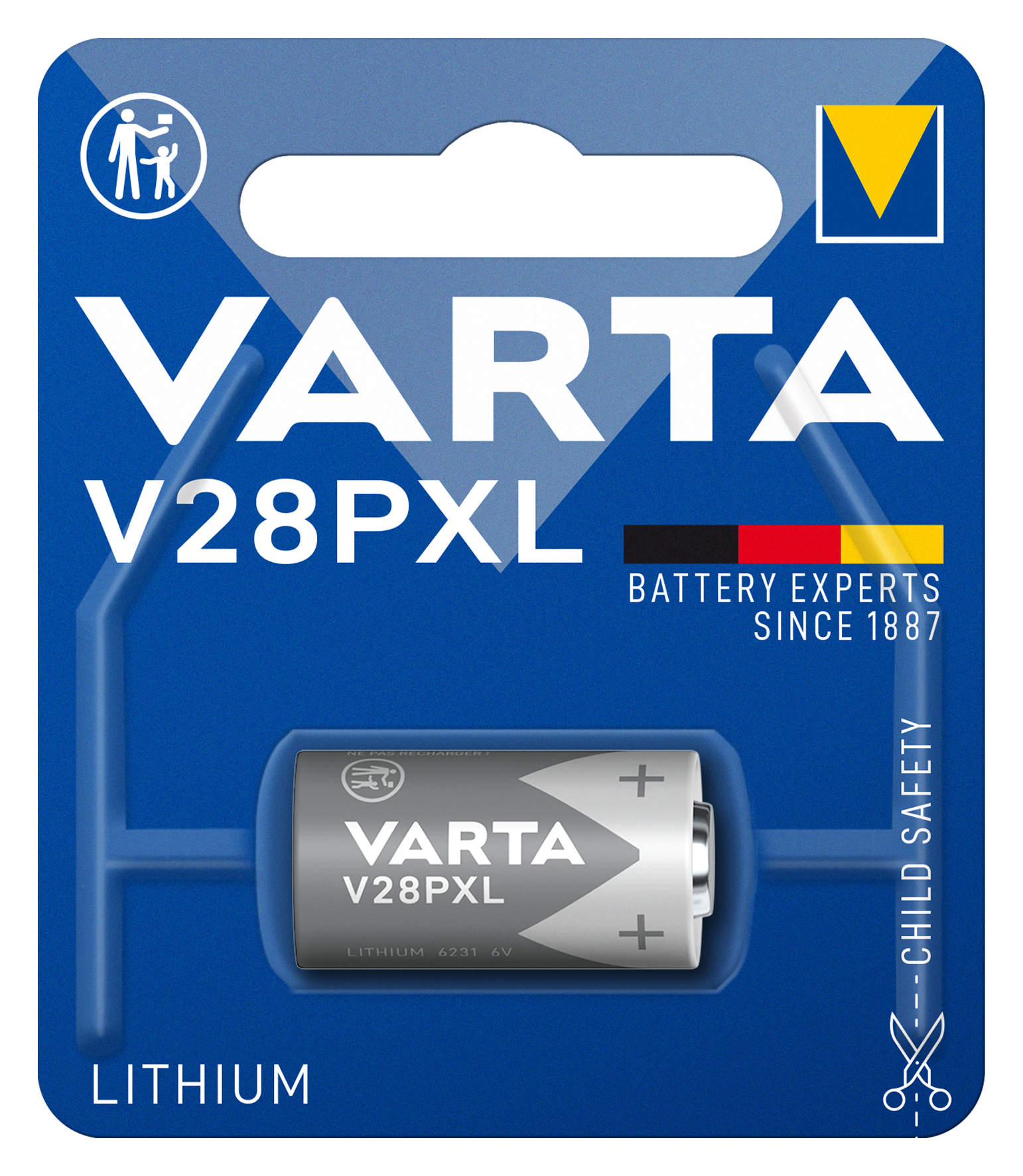 Cylindrical V28PXL 170mAh 1St