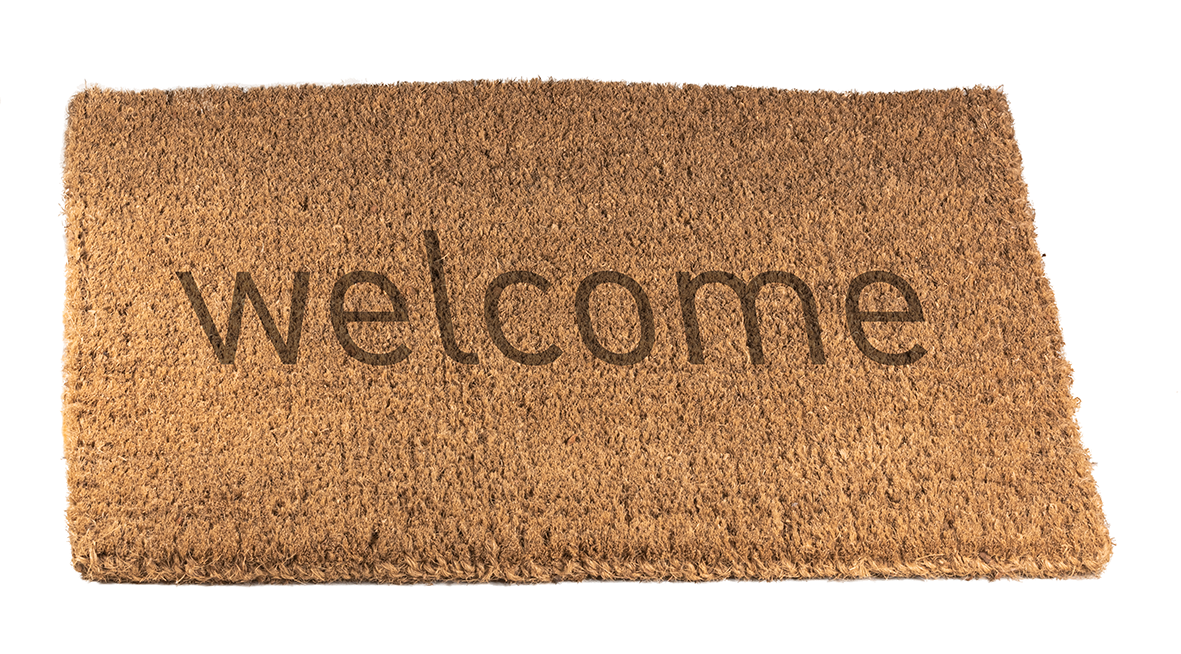 Kokosmatte 500x800mm Welcome