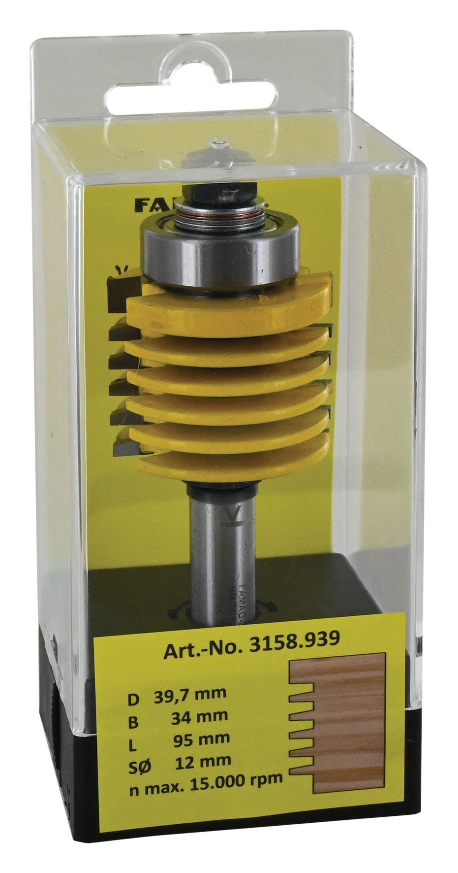 Verleimfräser ø39.7 L34 S12