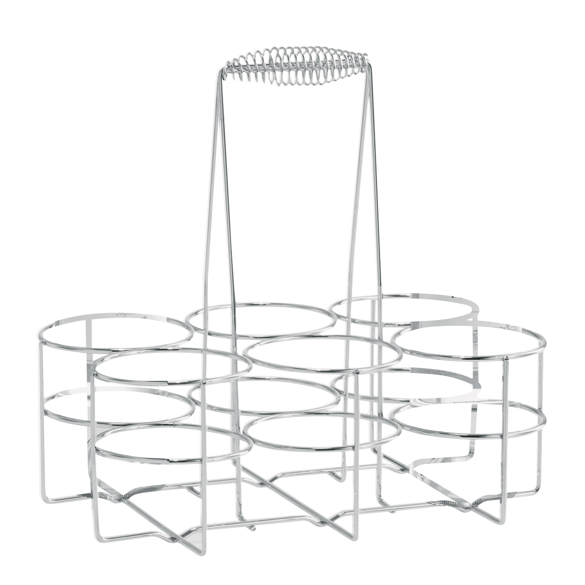 Flaschenträger 6Flaschen chrom