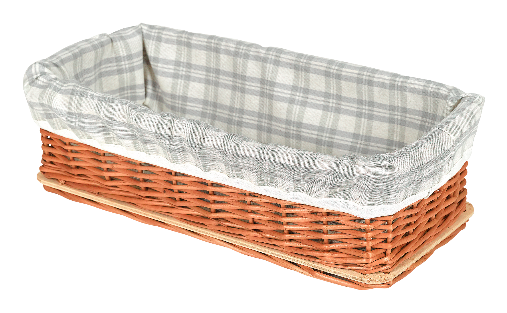 Brotkorb Dopppelkaro eckig32cm