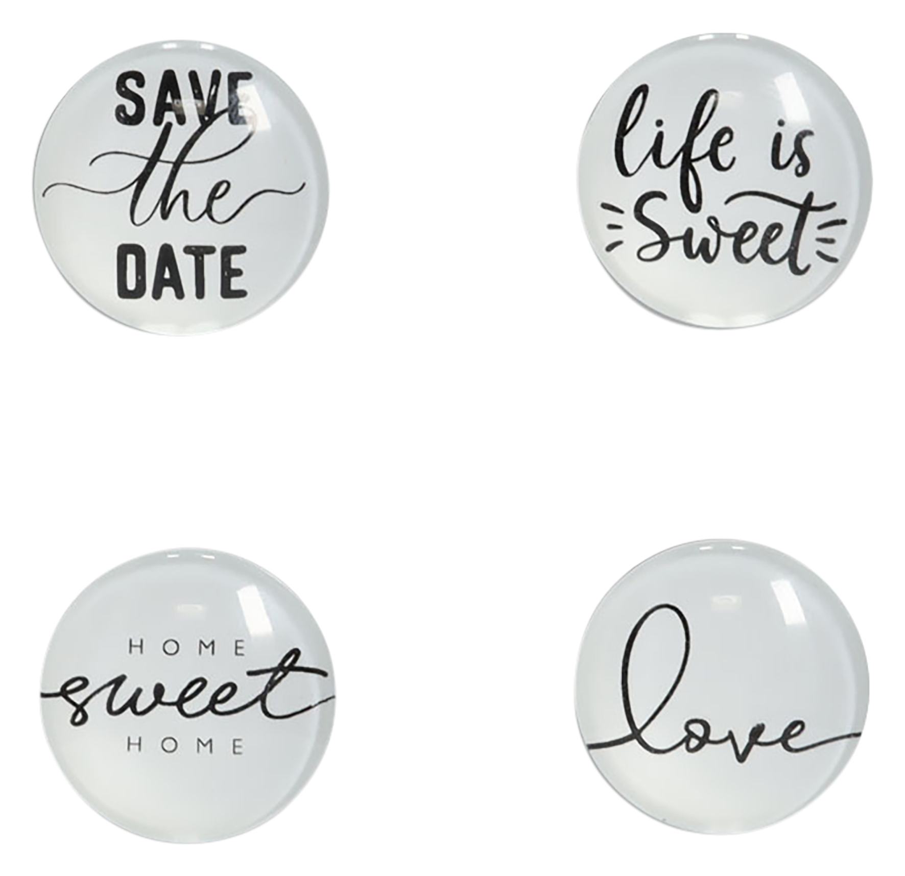 Magnet Sprüche 4 Stück