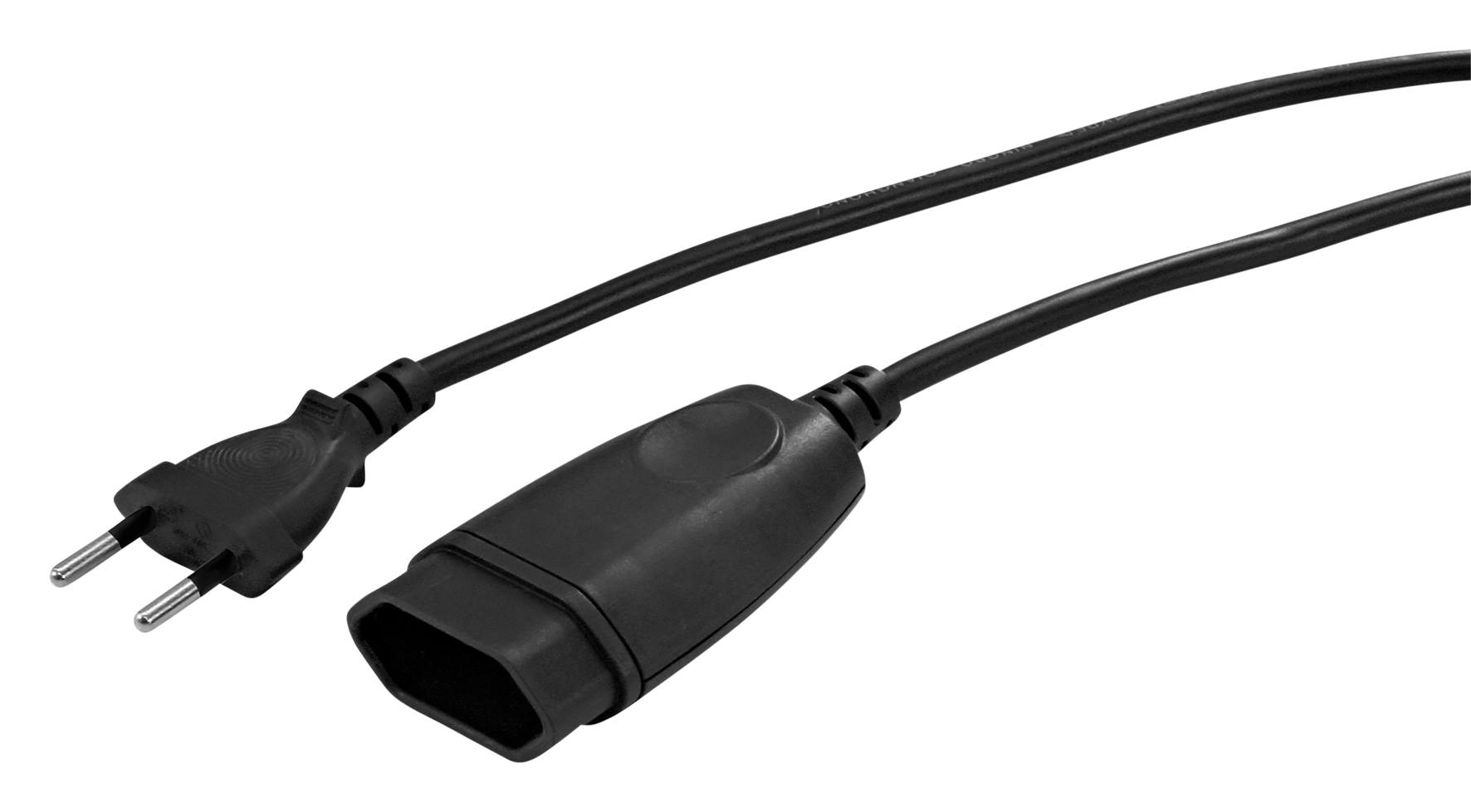 VerKabel 2x1.0 5 m sw