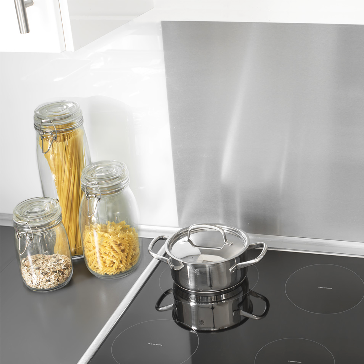 Herdblende Inox 56x49cm