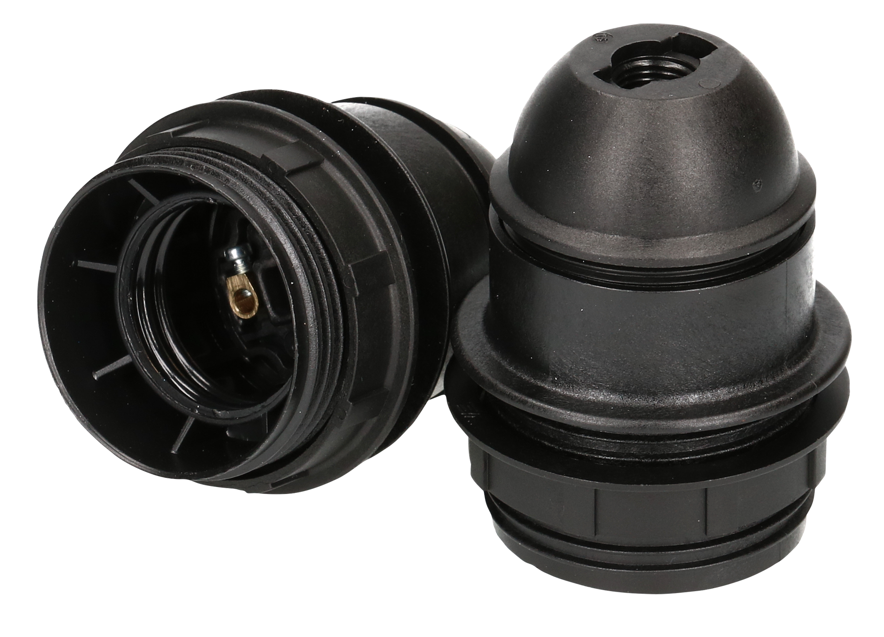 Lampenfassung schwarz M10x1