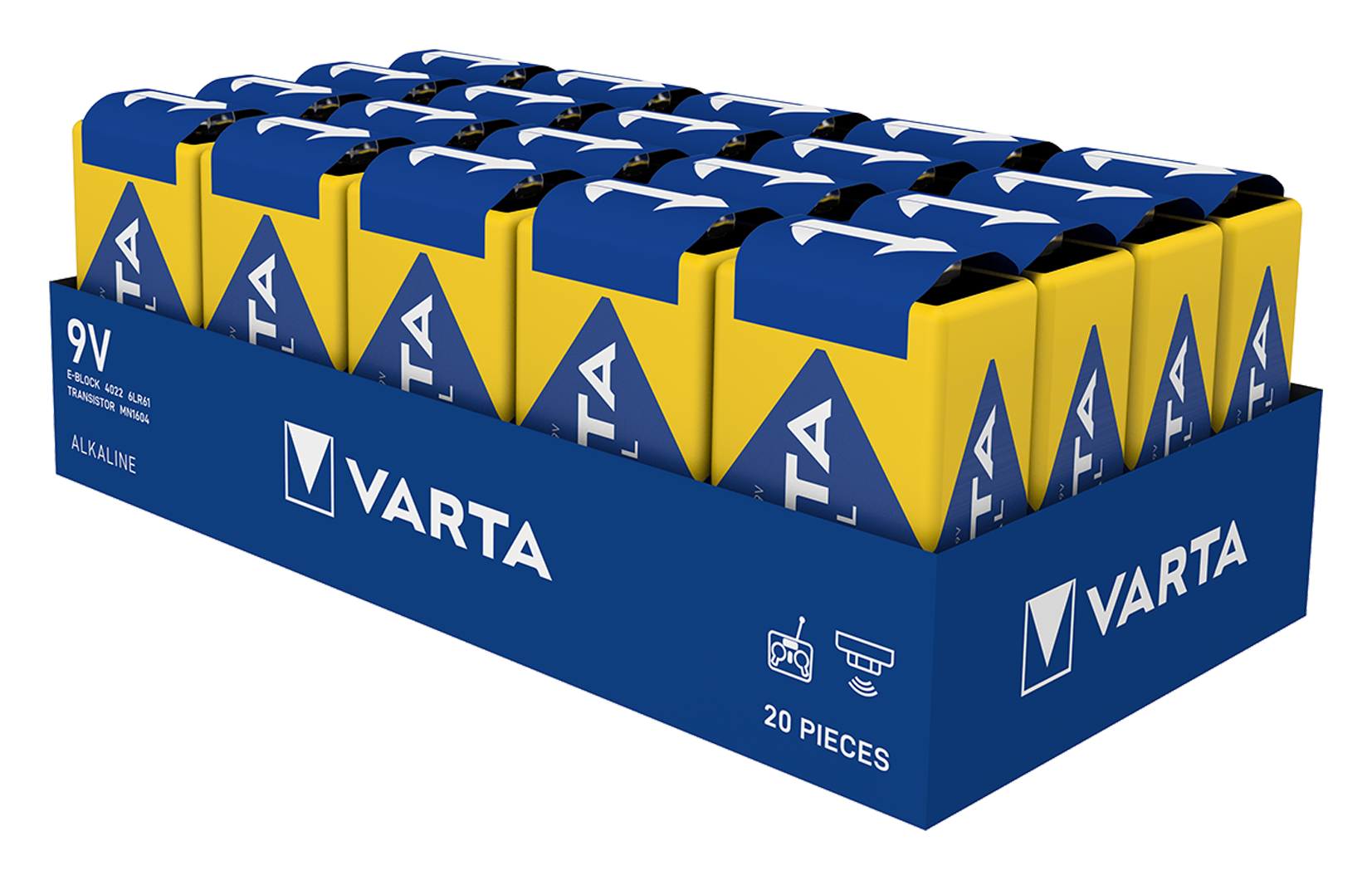 Industrial Pro 9V 20St Lose