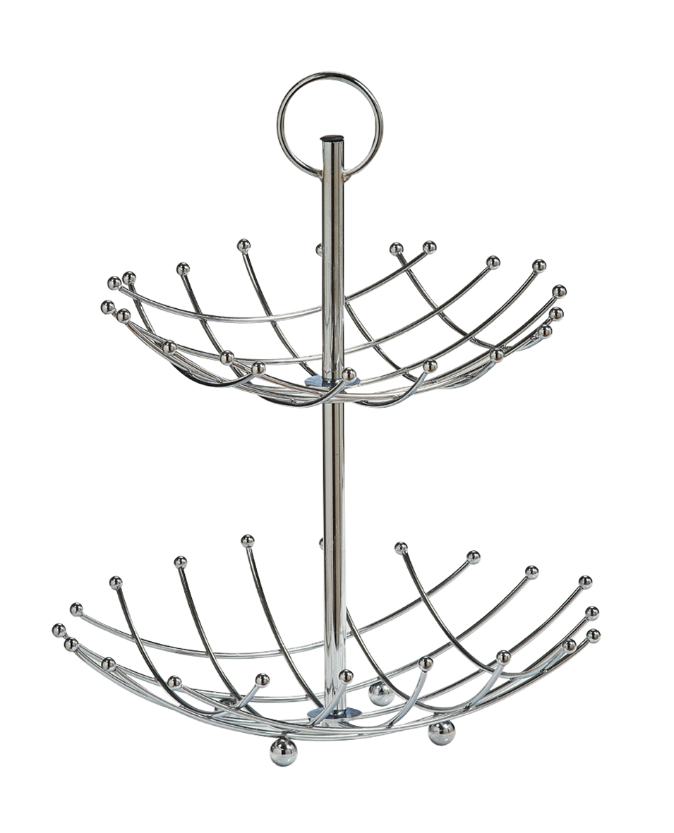 Fruchtetagere verchromtø28.5cm