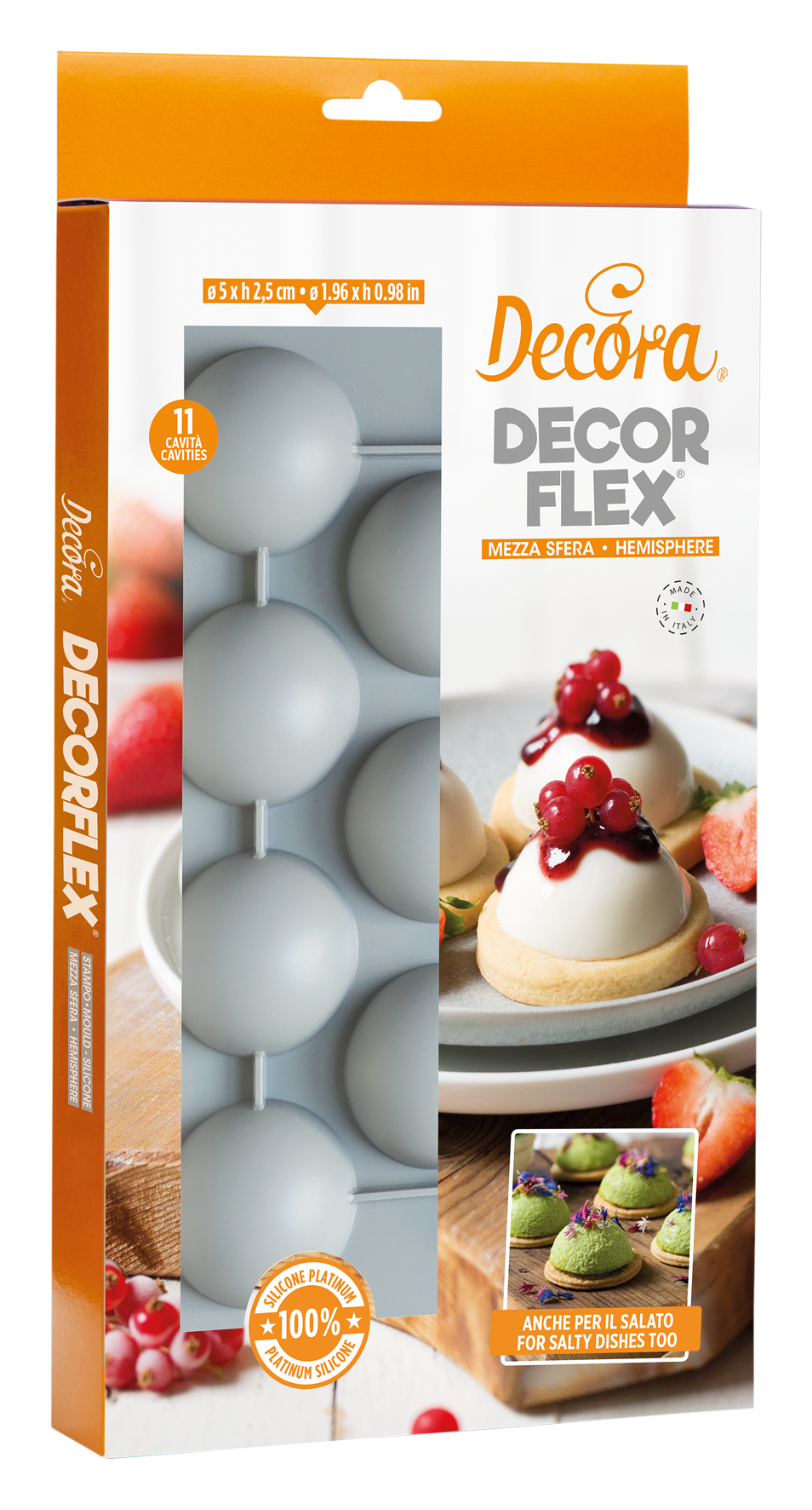 Backform  11 Halb-Kugeln