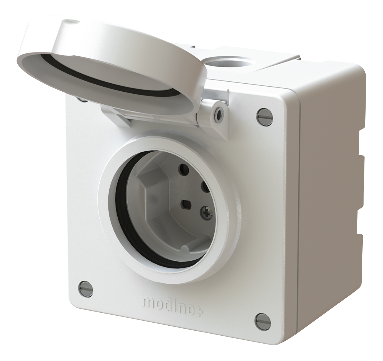 Steckdose 1xTyp15 AP IP55 ws