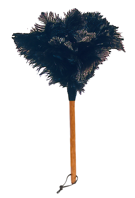 Straussenwedel Holzstiel 50cm