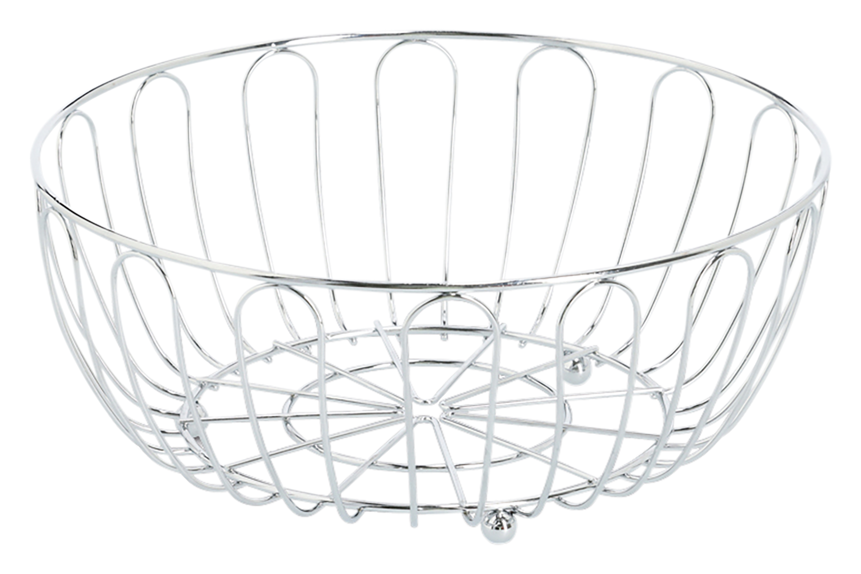 Fruchtkorb verchromt 28.5x12