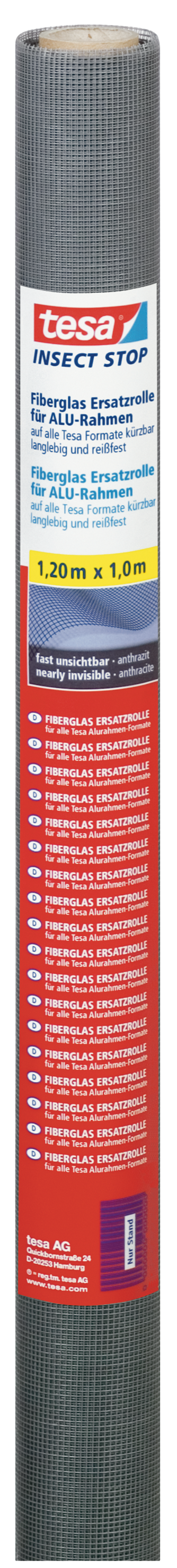 Fiberglasgitter 1x1.2 anth.