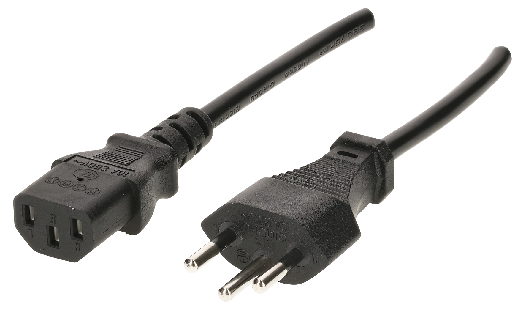 Apparatekabel TD3x0.75mm² 2.0m