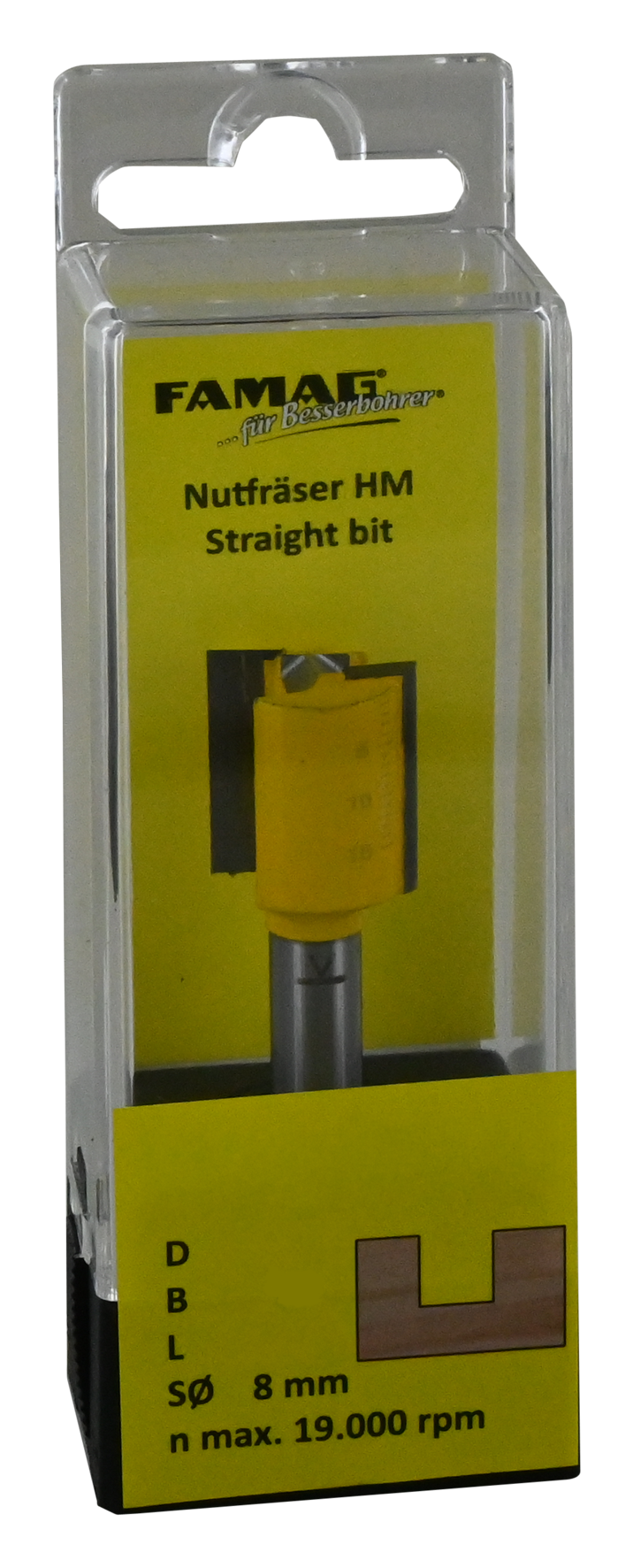 Nutfräser ø10 L32 S12