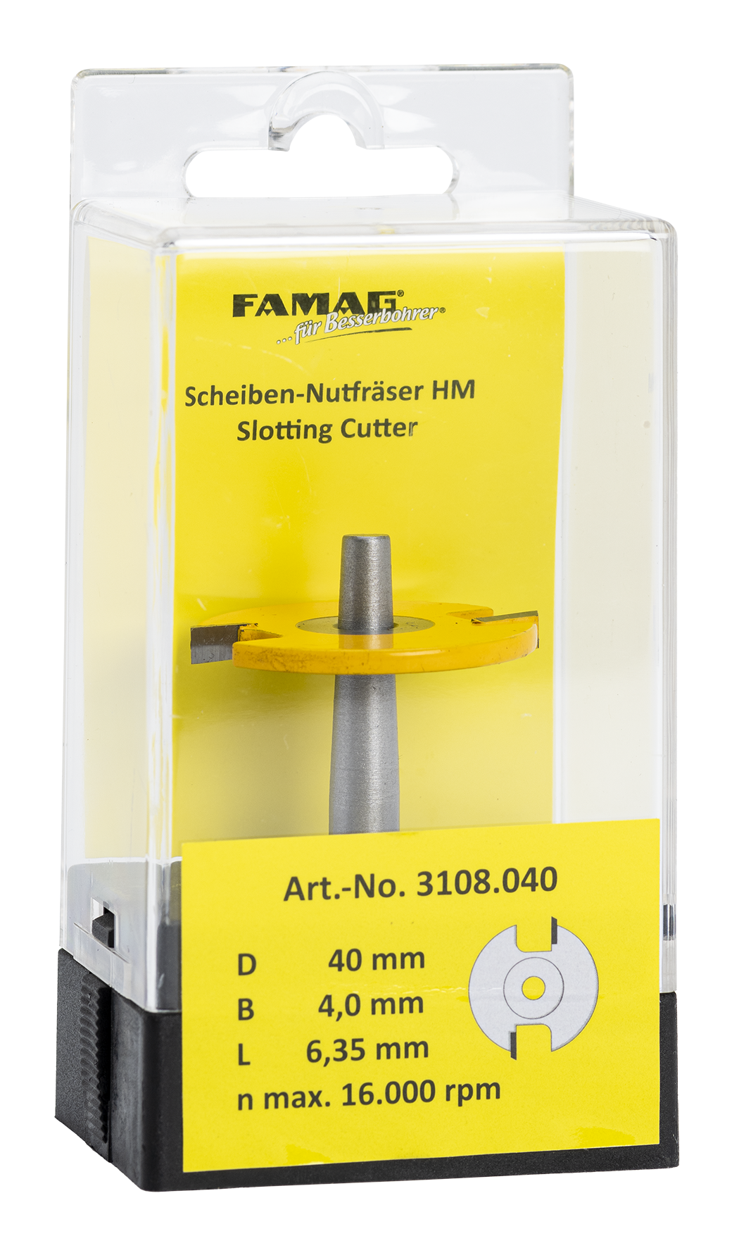 Scheibennutfräser ø40 L4