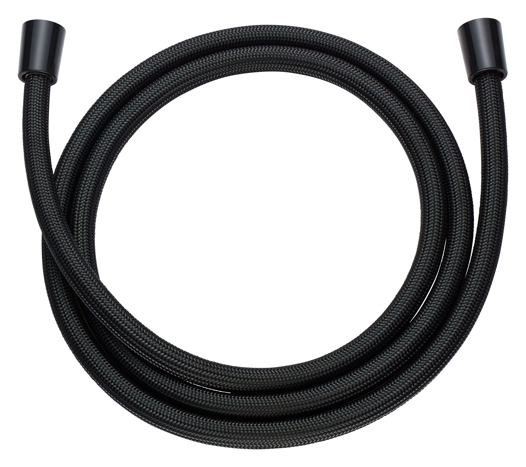 Brauseschl. Zero schwarz 180cm