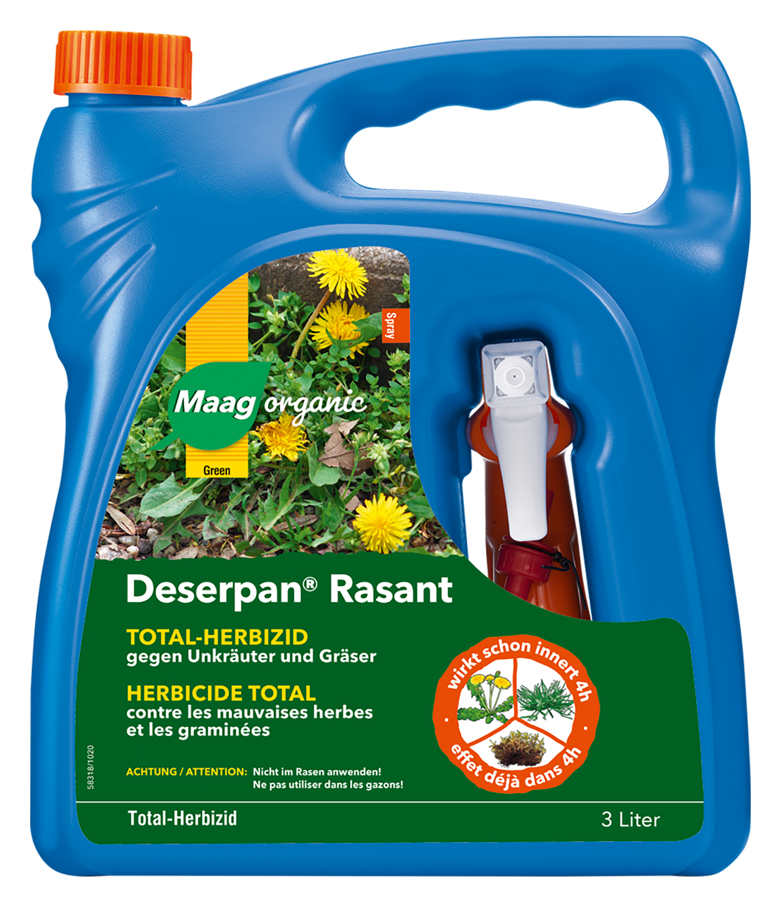 Herbizid Deserpan Rasant 3l