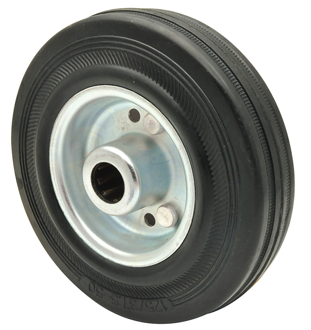 Rad T-Lenkrolle 125 mm soft