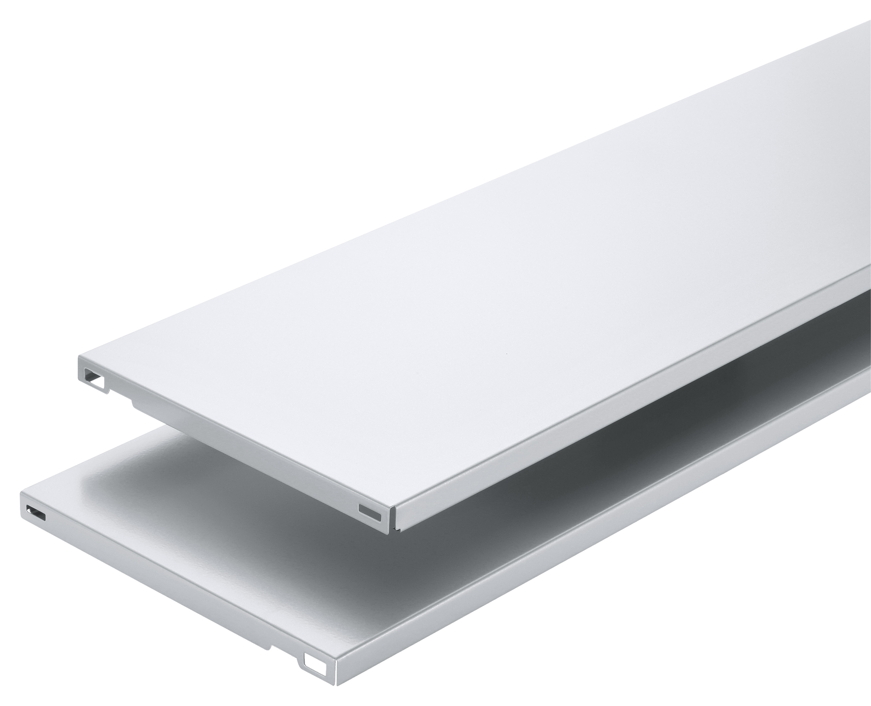 Stahlfachb. grau 80x25 2 Stück