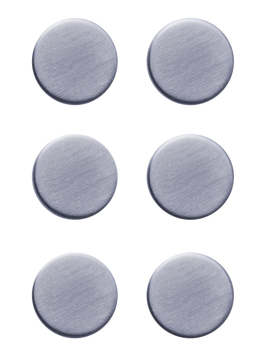 Magnet-Set 6St. stark ø2.7cm