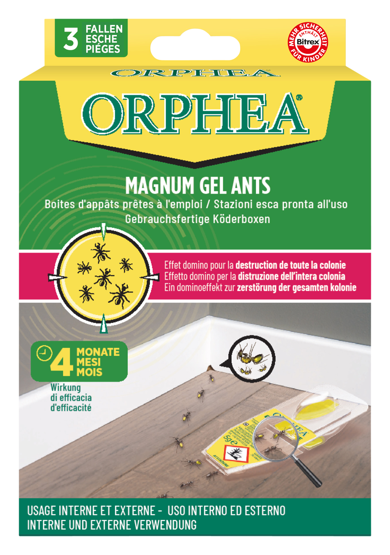 Ameisenfalle Gel Magnum