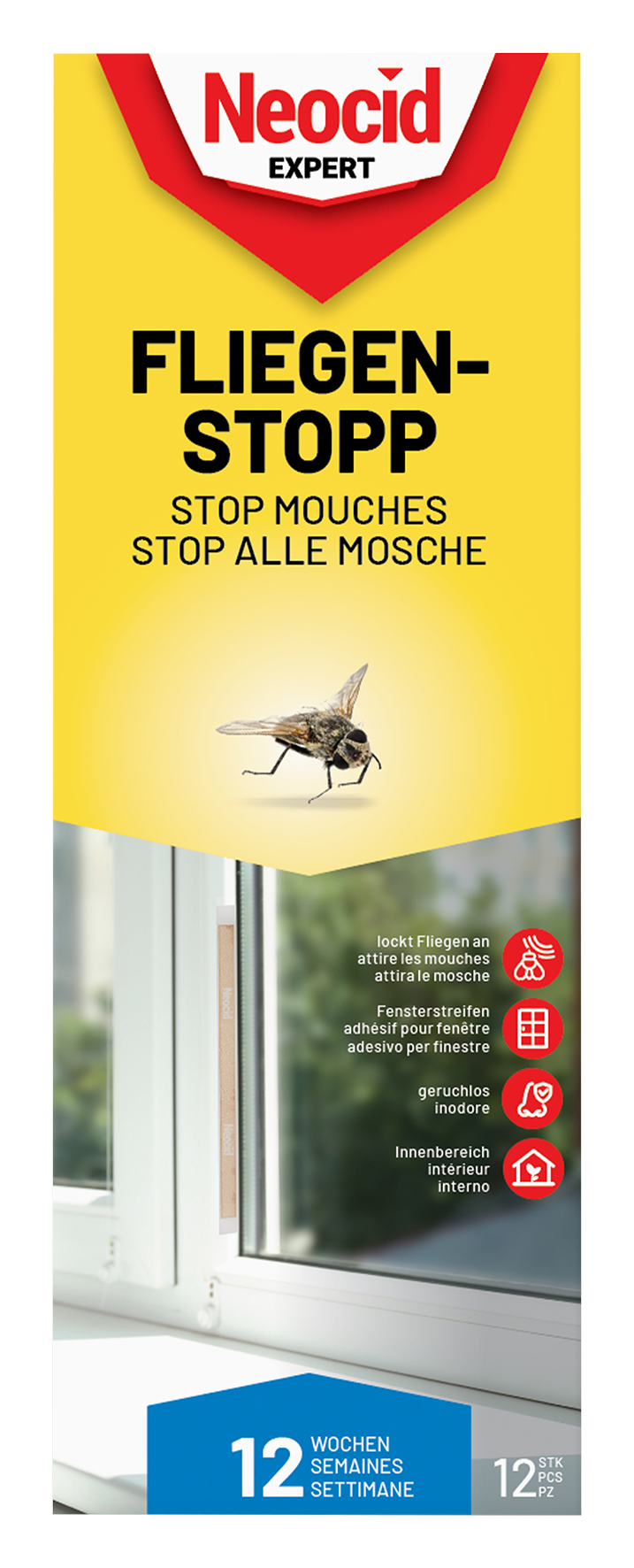 Fliegen-Stopp 12 Stück