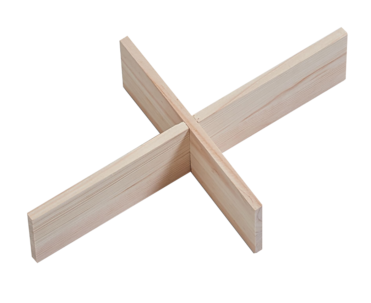 Einteilung zu Kiste 30x20x15cm