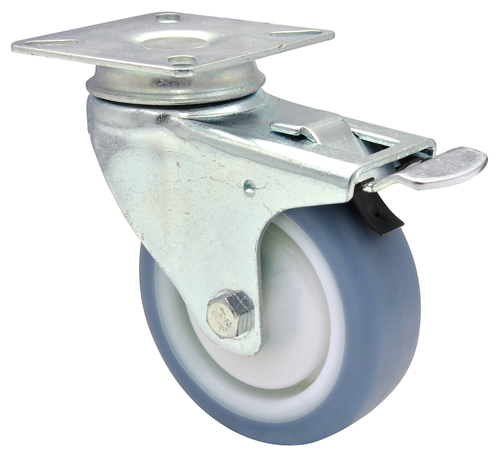 A-Lenkrolle F De75mm usoft